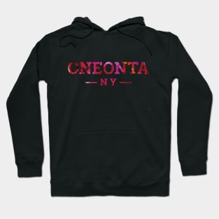 Oneonta, NY Alcohol Ink Hoodie